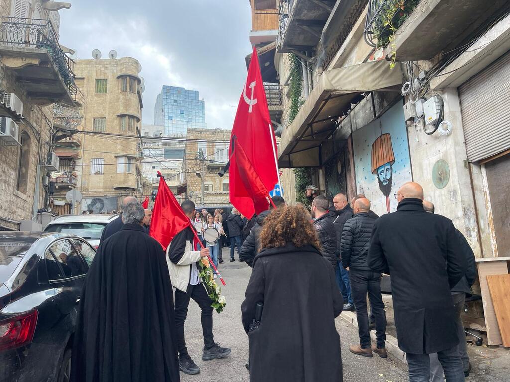 حيفا: مشاركة حاشدة في جنازة الراحل عصام مخّول رئيس الجبهة الديمقراطية