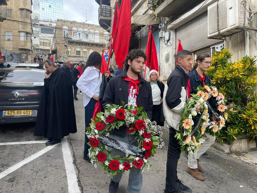 حيفا: مشاركة حاشدة في جنازة الراحل عصام مخّول رئيس الجبهة الديمقراطية