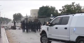 قوات شرطية مكثفة في قرية ترابين الصانع