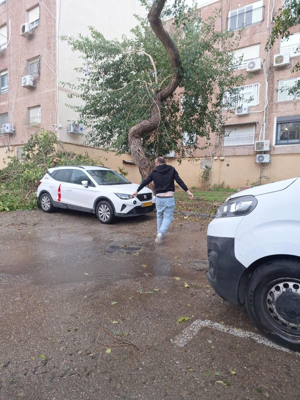 رياح عاتية وأمطار غزيرة في الشمال