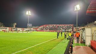 استاد الدوحة قبيل انطلاق المباراة