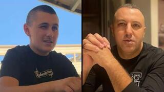 أدهم نصار (34 عاما) وابنه الفتى نظيم نصار (15 عاما)