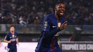 ديمبلي وباريس سان جيرمان ينتزعان السوبر الفرنسي 