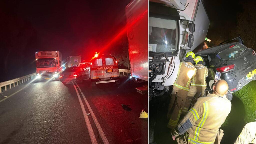 حادث طرق قاتل جنوبي العفولة: مصرع شاب وإصابة خمسة أشخاص