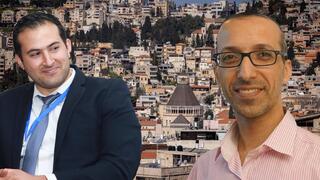 من اليمين: هاني نجم ، نضال حايك