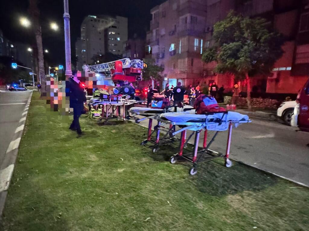 حريق في يافا- تل أبيب