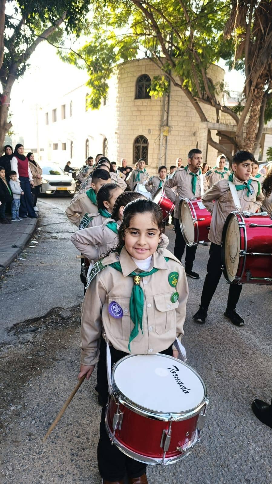 مسيرة كشفية في الحي الشرقي بالناصرة إحياءً لذكرى الإسراء والمعراج