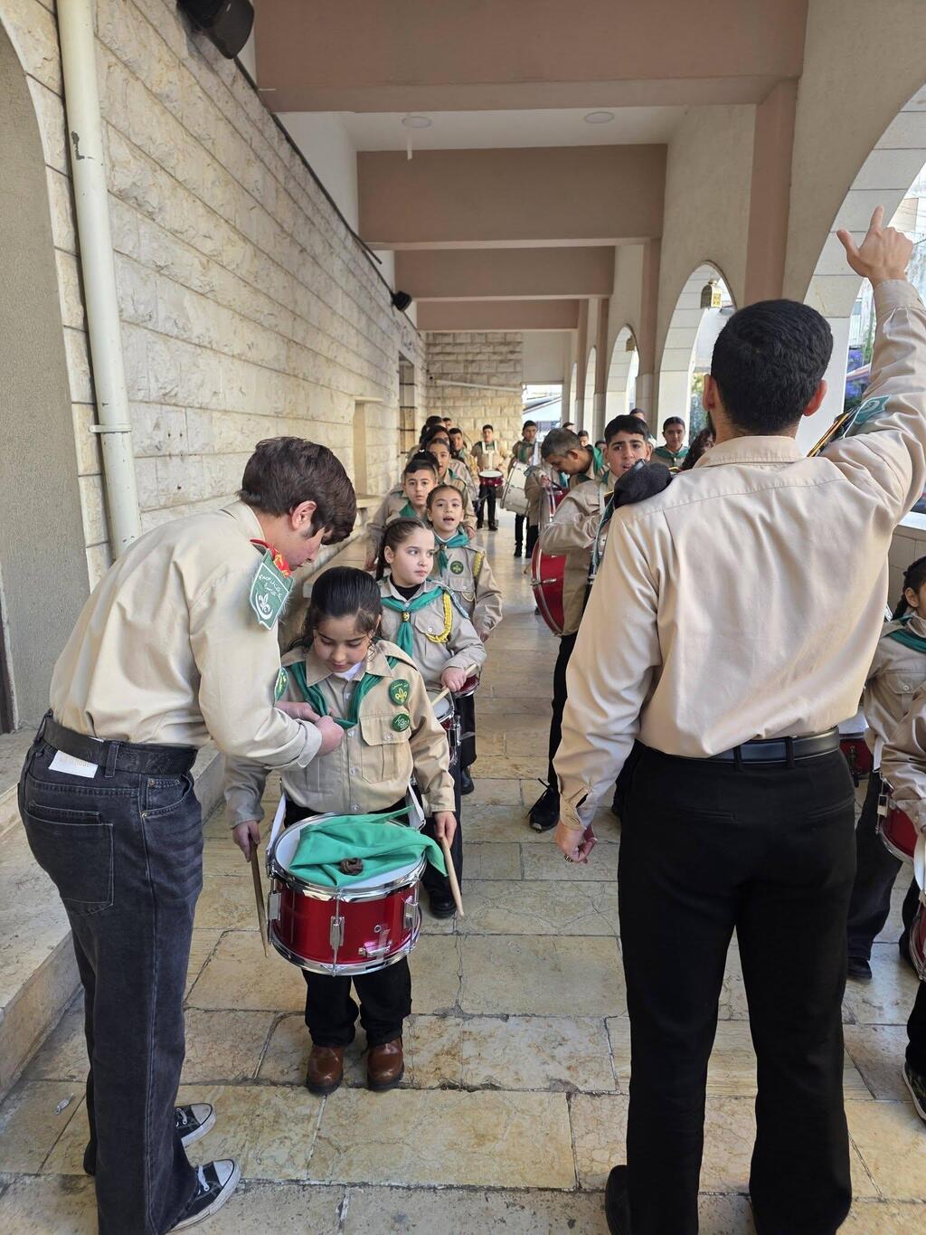 مسيرة كشفية في الحي الشرقي بالناصرة إحياءً لذكرى الإسراء والمعراج