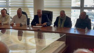 اجتماع في بلدية سخنين