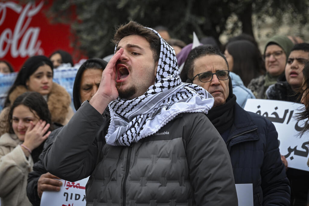 مظاهرة حاشدة في سخنين