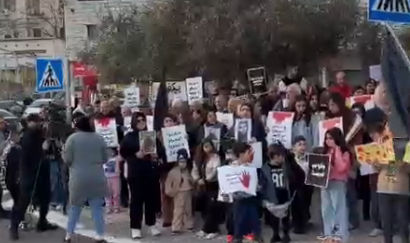  مشاركة واسعة في تظاهرة الغضب ضد الجريمة