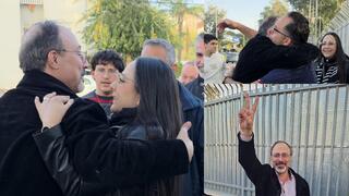 اطلاق سراح شادي شويري - صور خاصة لراديو الناس