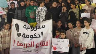 مظاهرة ضد الجريمة والعنف في طمرة