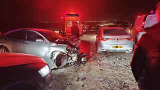 مصرع شابة (30 عامًا) في حادث طرق بين مركبتين على شارع رقم 80 قرب عرعرة النقب