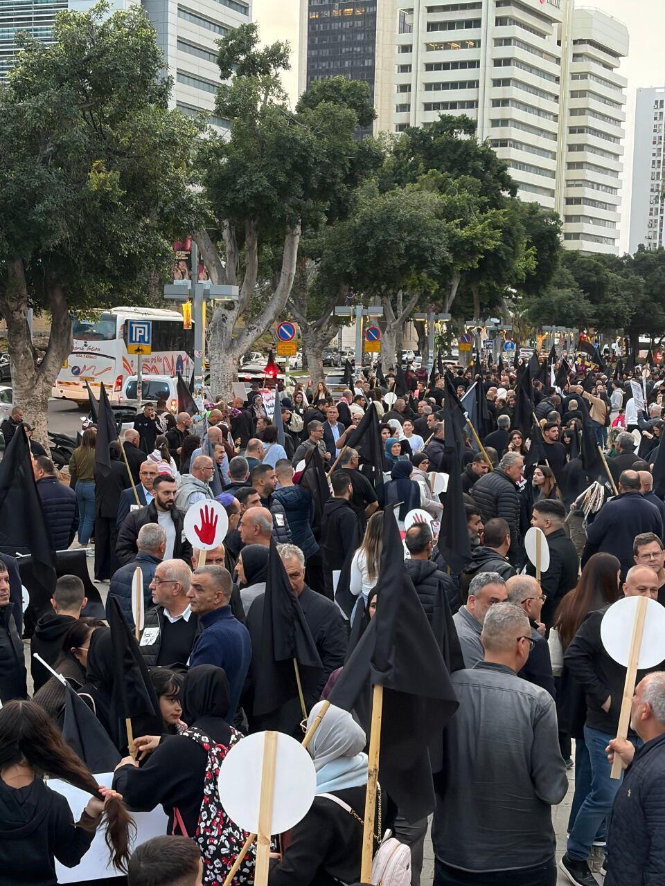 مظاهرة تل أبيب