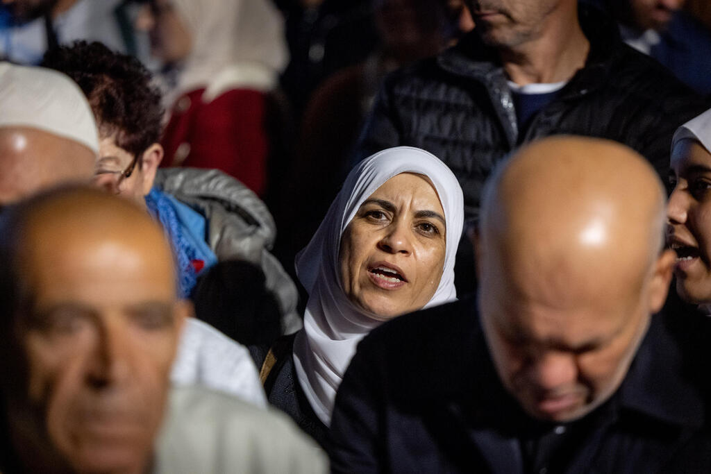 مظاهرة تل ابيب ضد العنف