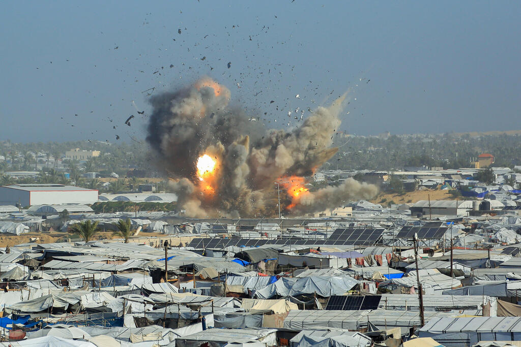 غارة اسرائيلية على غزة