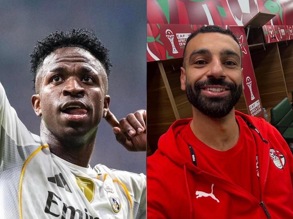 من اليمين: محمد صلاح وفينيسيوس 