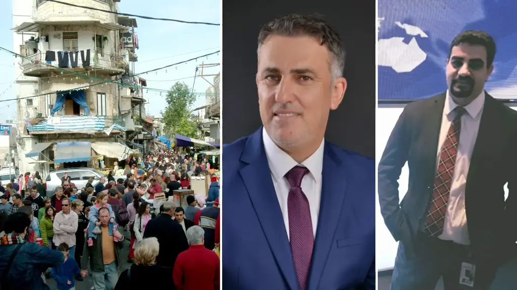 من اليمين: شاهين نصار وفاخر بيادسة