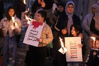 سخنين: مسيرة مشاعل حاشدة تجوب الشوارع رفضاً لجرائم العنف