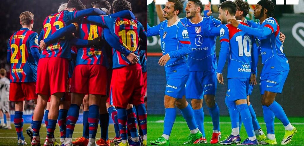 قمة نارية تشعل كأس الملك: أتلتيكو مدريد يصطدم ببرشلونة