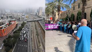 يوم التشويشات: مئات الأطباء ينظمون وقفات احتجاجية ضد الجريمة في مشافي البلاد