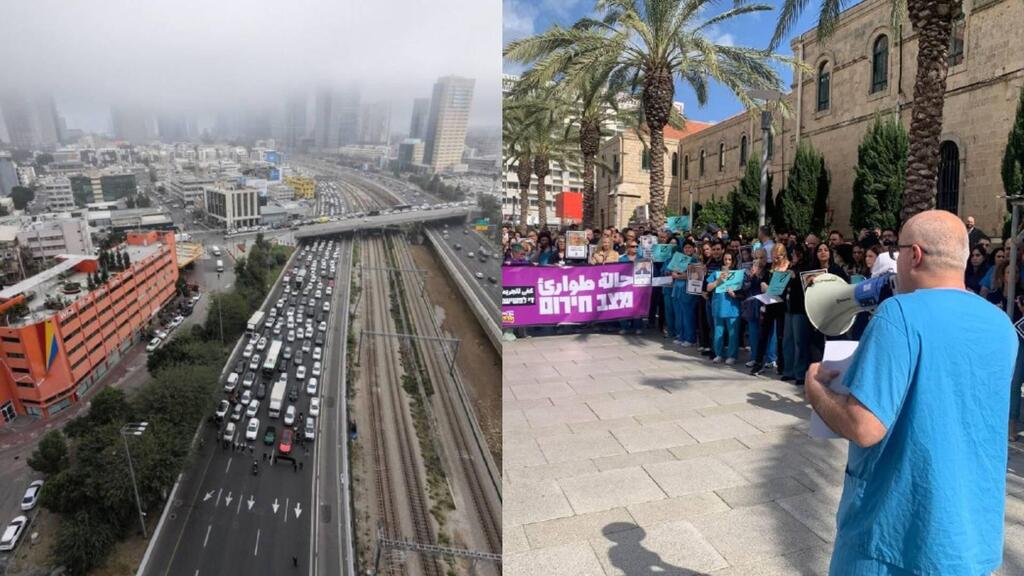 يوم التشويشات: مئات الأطباء ينظمون وقفات احتجاجية ضد الجريمة في مشافي البلاد