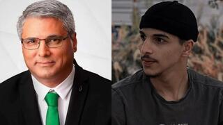 القتيل مختار أبو مديغم ووالده عطا