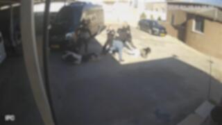 شجار على مزرعة خيول