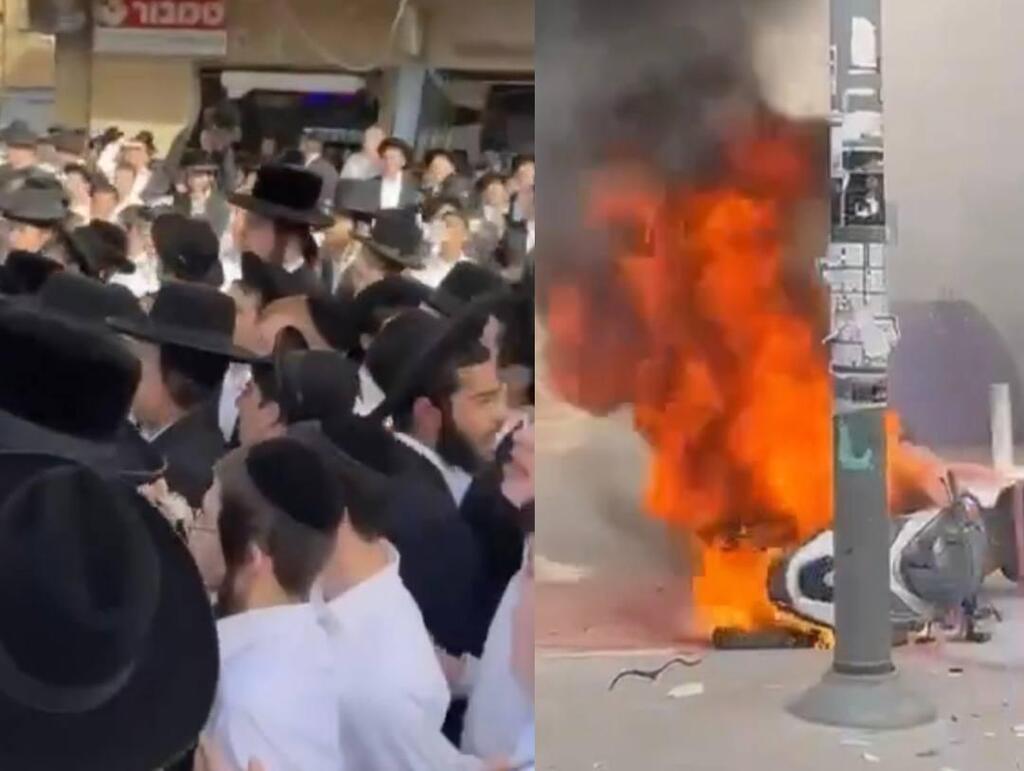 مواجهات واعتقالات بعد اعتداء حشد من الحريديم على مجندتين في بني براك