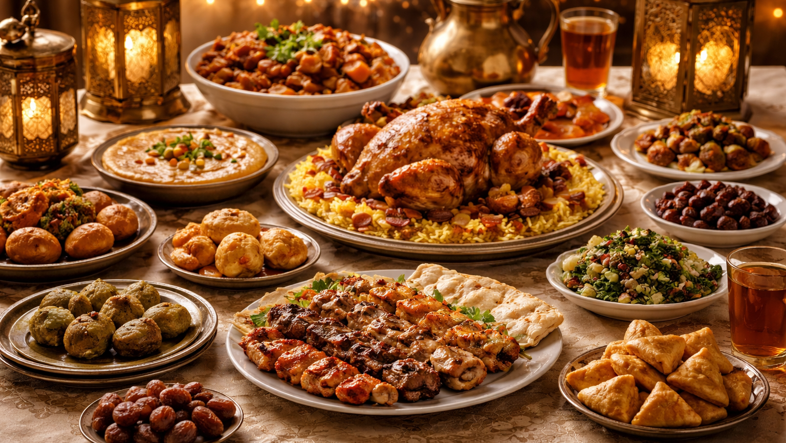 5 أفكار أطباق رئيسية لمائدة رمضان (صور موّلدة بالذكاء الاصطناعي) 