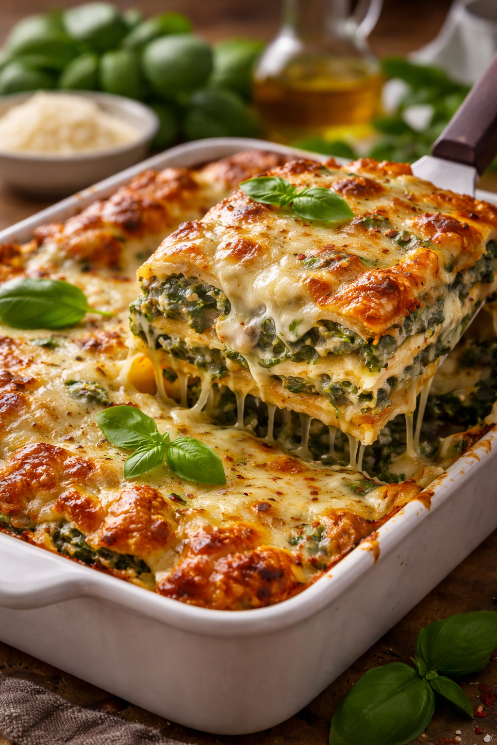 لازانيا السبانخ والجبن (.) 5 أفكار أطباق رئيسية لمائدة رمضان