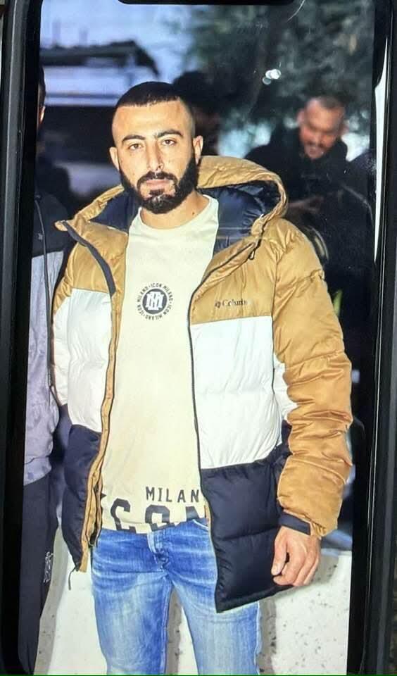 اللقية: مقتل أسامة سلامة أبو عبيد بإطلاق نار (تُستخدم هذه الصورة بموجب البند 27 أ من قانون الحقوق الأدبية (2007)) اللقية: مقتل أسامة سلامة أبو عبيد بإطلاق نار