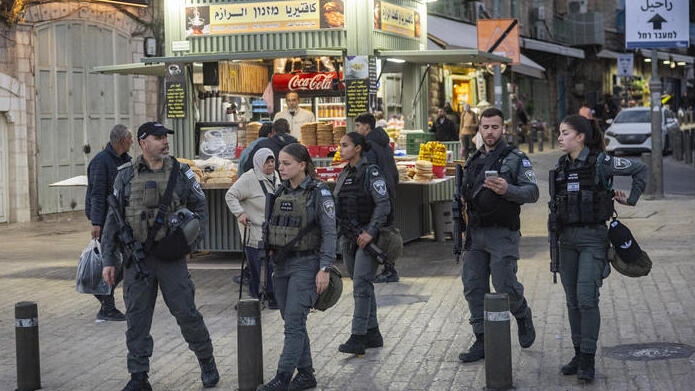 أفراد الشرطة في البلدة القديمة بالقدس