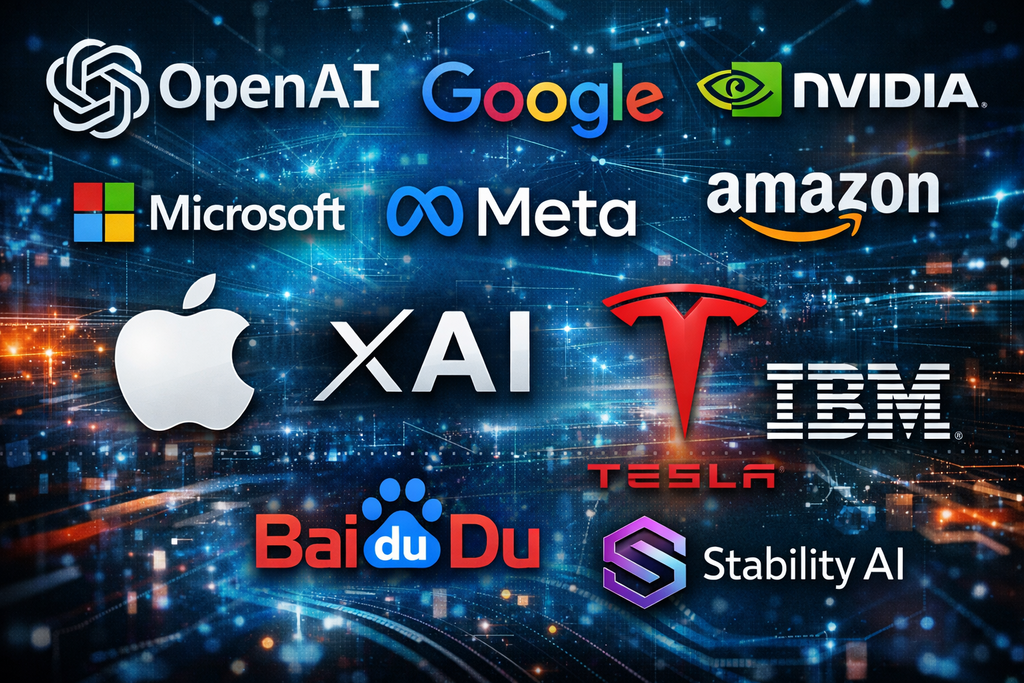 كبرى شركات التكنولوجيا والذكاء الاصطناعي