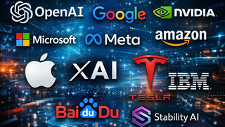 كبرى شركات التكنولوجيا والذكاء الاصطناعي