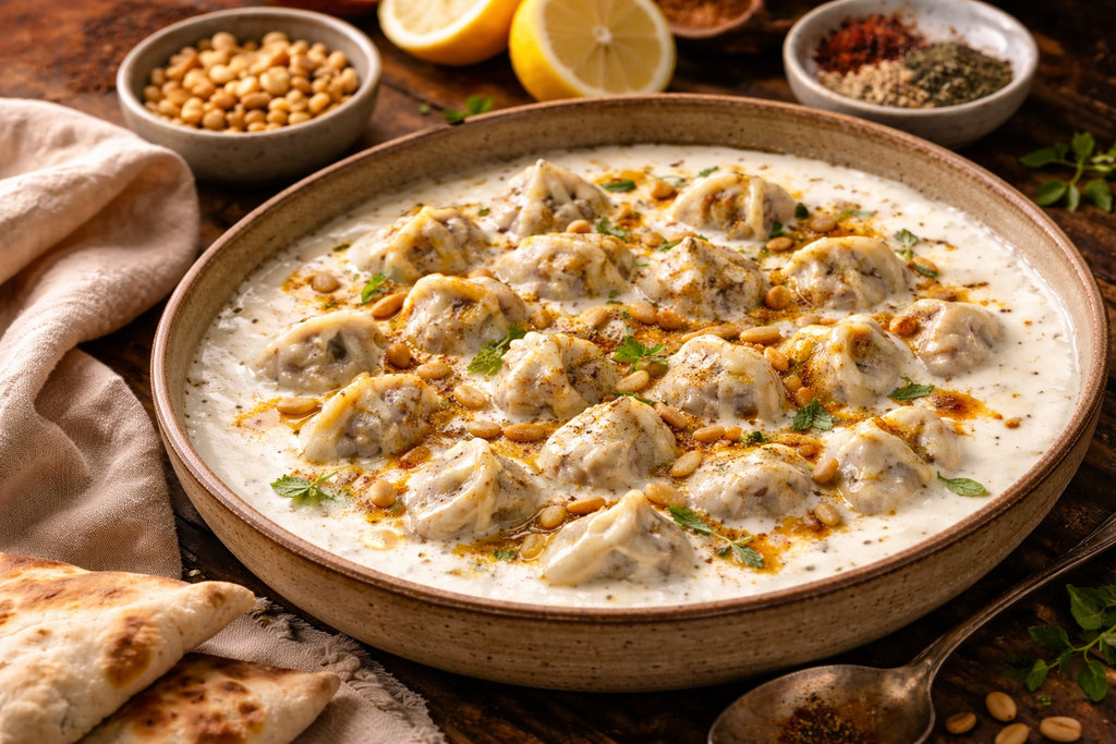 الشوشبرك باللبن