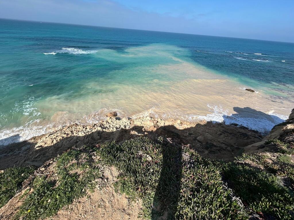 سلطة الطبيعة: انهيار جزء من الجرف قرب شاطئ في هرتسليا