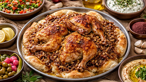 طبخة اليوم الخامس من شهر رمضان الفضيل: المسخن الفلسطيني بالدجاج