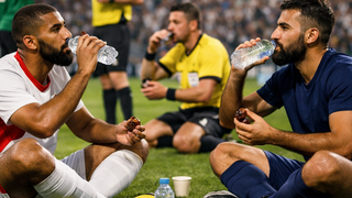 افطار اللاعبين 