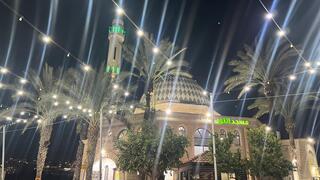 صلاة التراويح ليلة السادس من رمضان في مسجد النور بباقة الغربية