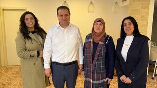 زيارة النائب أيمن عودة لمركز عدالة اجتماعية مجد الكروم