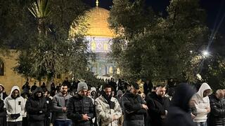 صلاة التراويح في المسجد الأقصى