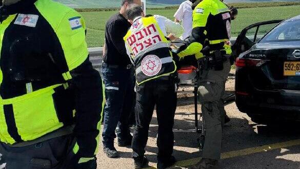 6 مصابين بين متوسطة وطفيفة في حادث سير على شارع 768 قرب مستشفى بوريا