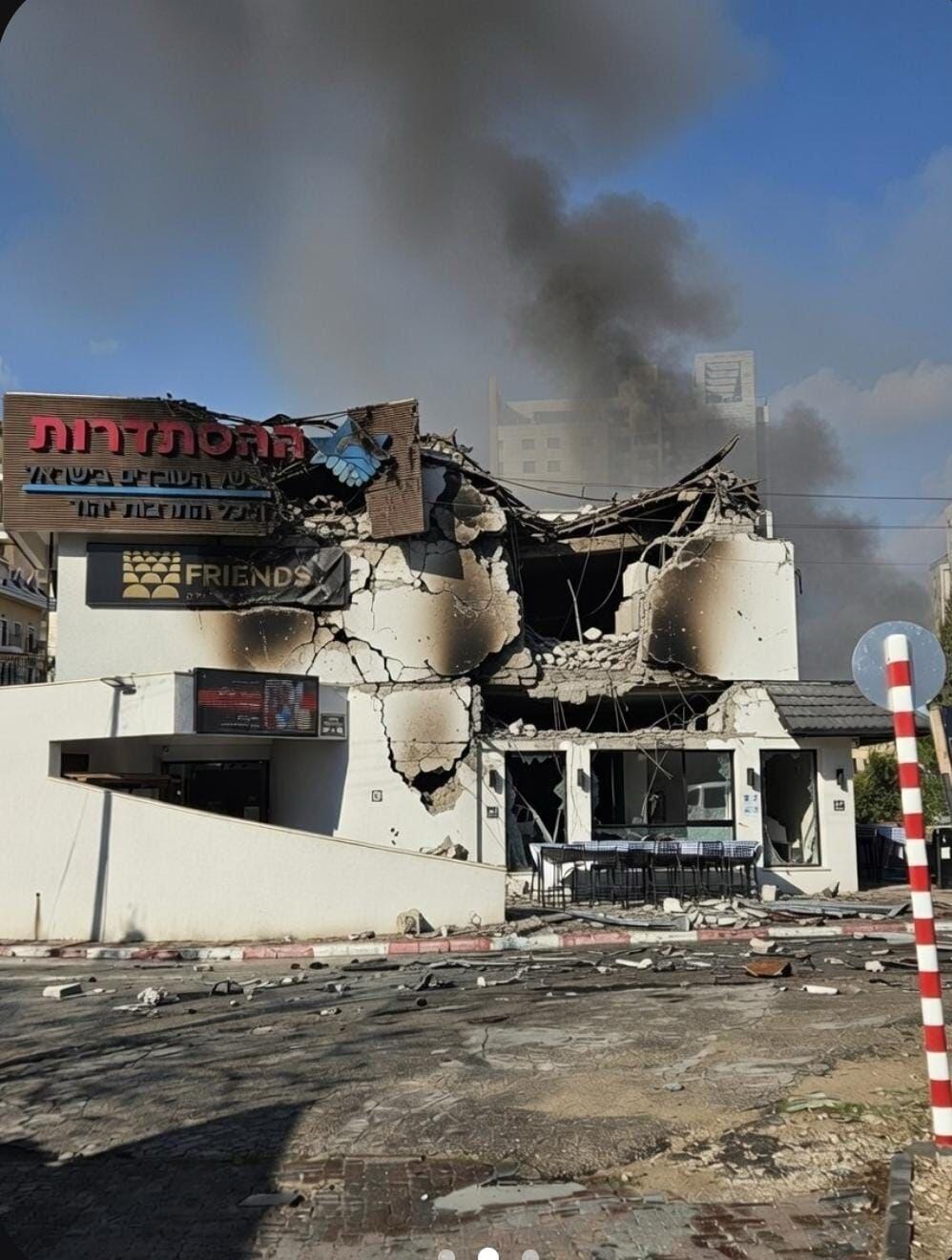 سقوط صاروخ في بئر السبع