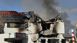 سقوط صاروخ في بئر السبع