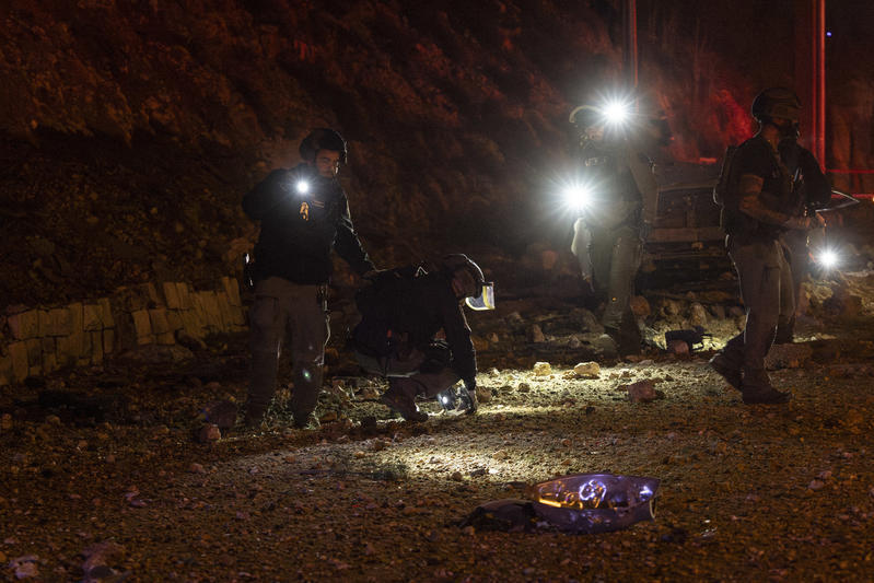 سقوط شظايا صواريخ في منطقة القدس