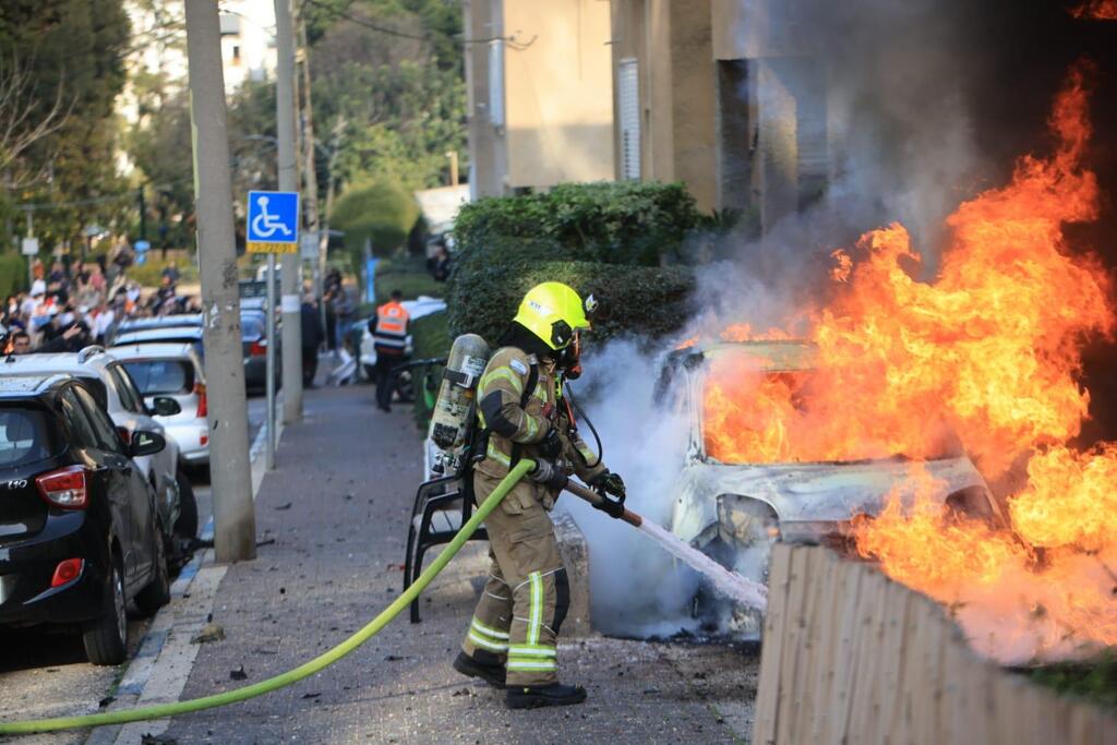 أضرار مادية لمبانٍ ومركبات بعد رشقة صاروخية في المركز