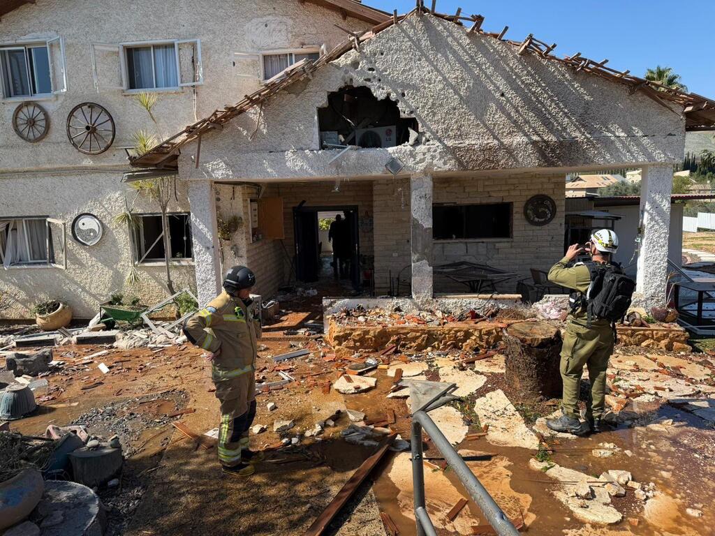 إصابة مباشرة لمنزل في إصبع الجليل