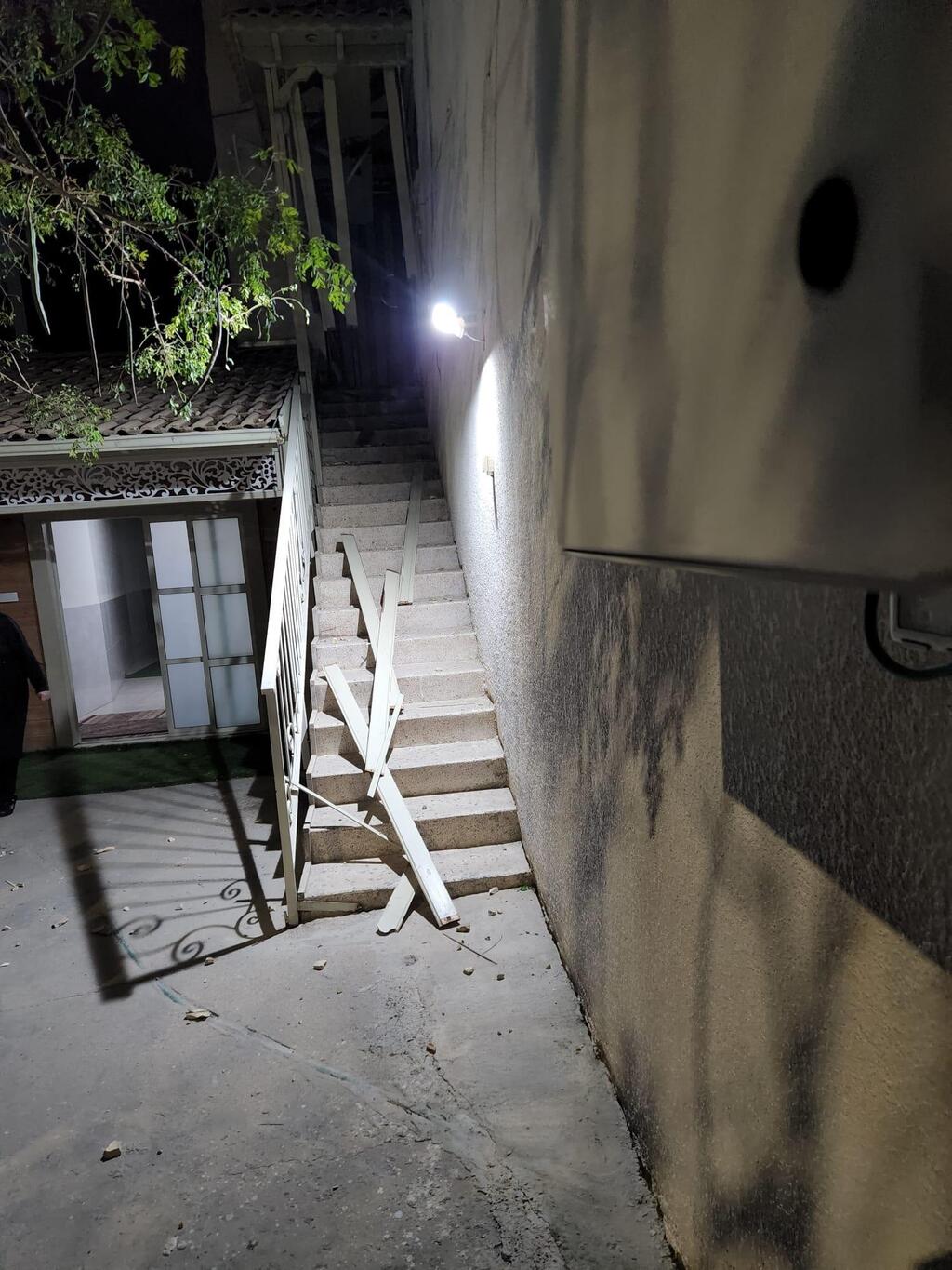 أضرار بمنزل في طمرة جراء شظايا اعتراضية